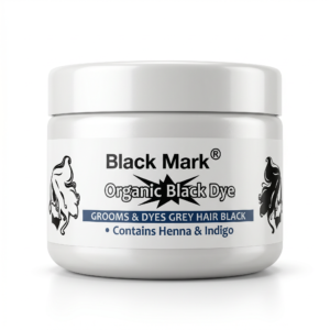 GROOMS & DYES GREY HAIR BLACK 125g