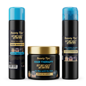 Beauty Tips Station Waves Scalp Treatment Set - 3 Piece  3-in-1 Combo